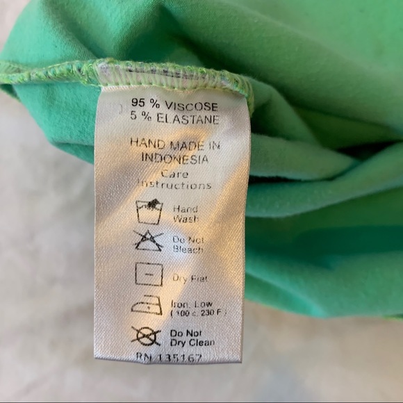 Botanic Bodycon Mini Skirt Size S Hand Print - Picture 5 of 6